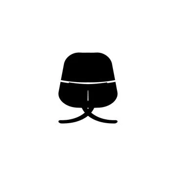 Banquet table icon. Simple style event company poster background symbol. Ba.. Stock Illustration
