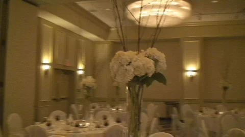 BanquetHall09 Stock Footage 548543