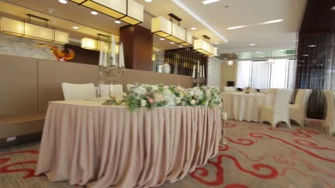 Banqueting hall Stock Footage 82975151