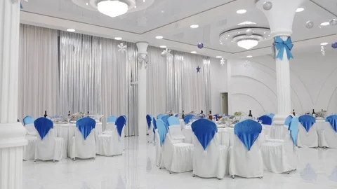Banqueting hall Stock Footage 122821079