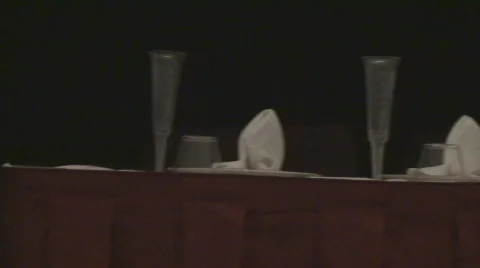 BanquetTable05 Stock Footage 548621