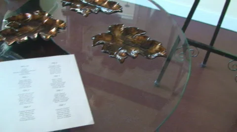 BanquetTable06 Stock Footage 548650