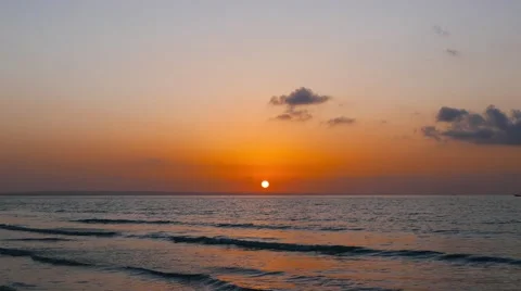 Bantayan Sunrise 02 Stock Footage 48985745