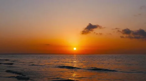 Bantayan Sunrise 05 Stock Footage 48984087