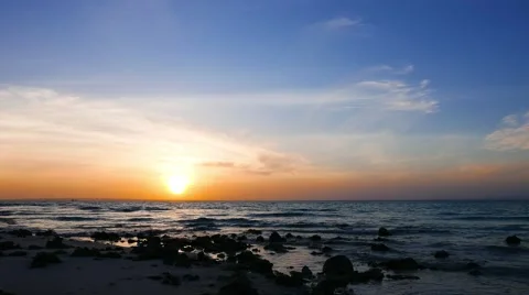 Bantayan Sunrise 06 Stock Footage 48982490