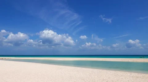 Bantayan White Sand Beach 01 Stock Footage 48981957