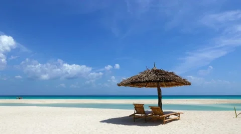 Bantayan White Sand Beach 03 Stock Footage 48945353