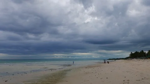 Bantayan White Sand Beach  (Hyperlapse) Stock Footage 77151756