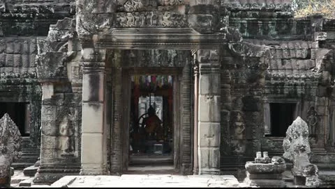 Banteay Kdei Stock Footage 10756064