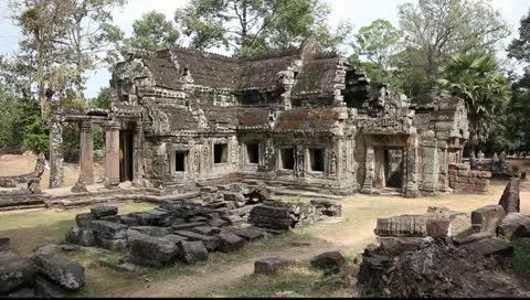 Banteay Kdei Video stock 10756108