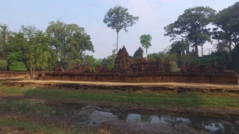 Banteay Kdei Temple Structure Stock Footage 73236717
