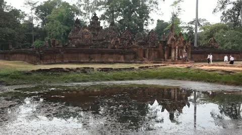 Banteay Srei Stock Footage 12448342