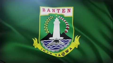 Banten flag Stock Footage 332259571