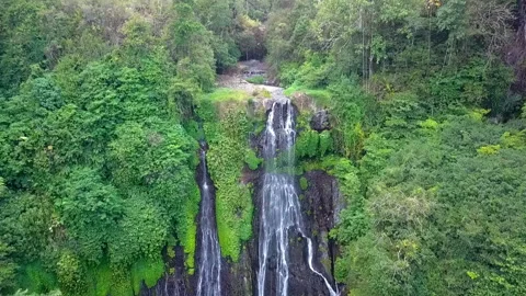 Banyumaa Twin Waterfall Stock-Footage 149667161