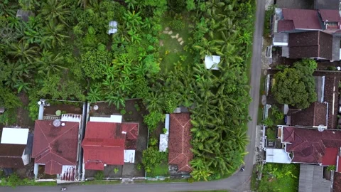 Banyuwangi City Indonesia Drone Java Stock Footage 309388999