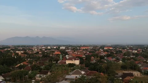 Banyuwangi City View Stock Footage 125244962