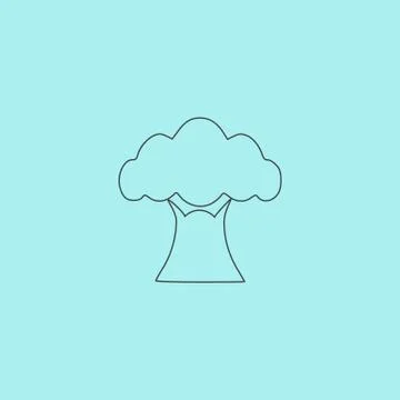 Baobab tree icon Stock Illustration