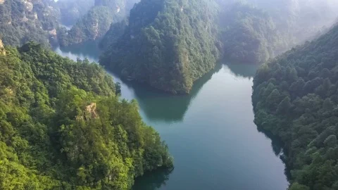 Baofeng Lake Vídeo Stock 115058996