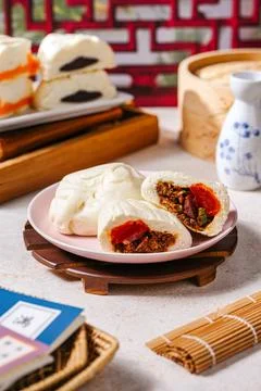 Baozi Foto stock