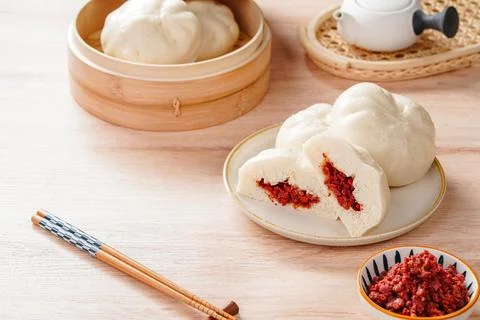 Baozi Stock-Fotos