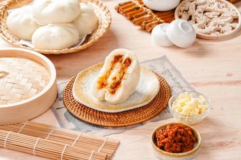 Baozi Foto stock