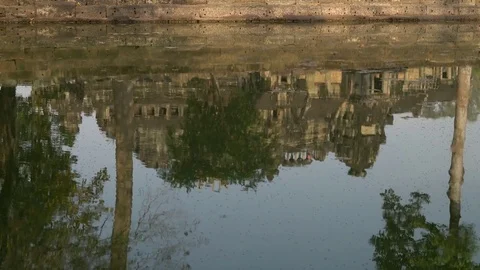 Baphuon Temple Reflection Stock Footage 73237398