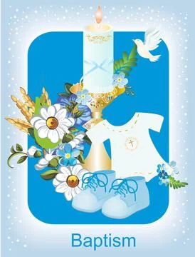 Baptism Stock Illustration