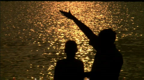 Baptism in Indian River Stock Footage 299529