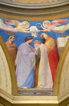 Baptism of the innocent Stock Photos