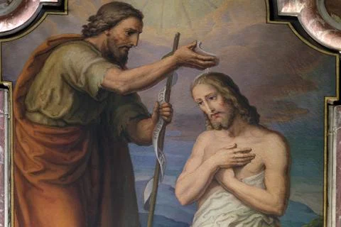 Baptism of the Lord Stock Photos