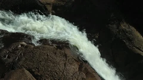 Baptism River High Falls Stock Footage 8991906