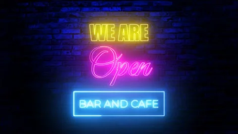 Bar and cafe billboard text effect green screen background Stock Footage 276303236