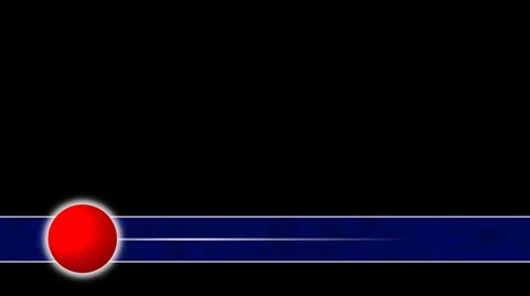 Bar and Circle Lower Third 4 Stock Footage 33890465