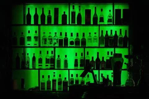 Bar background. Stock Photos