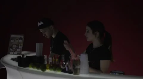 Bar. Bar counter Stock Footage 62462981