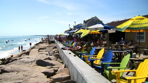 Bar on the beach wide Stock Footage 41122418
