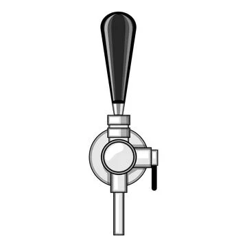 Bar beer tap cartoon vector illustration Stock Illustration
