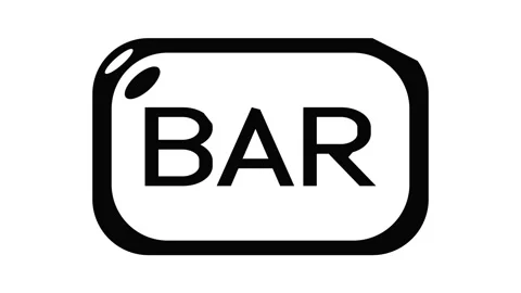 Bar board icon animation Stock Footage 156236417