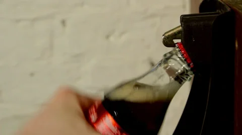 Bar bottle cap open Stock Footage 35192973