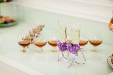 Bar buffet wedding ceremony Stock Photos