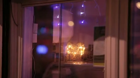 Bar cafe lights 3570 Stock Footage 10584002