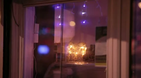 Bar cafe lights 3571 Stock Footage 10584015
