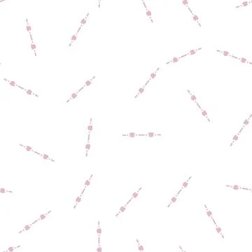 Bar chain glyph seamless pattern Stock Illustration