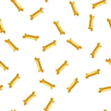 Bar chain isometric icon seamless pattern イラスト素材