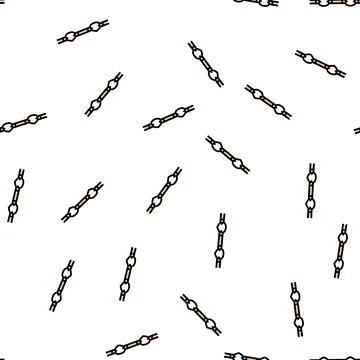 Bar chain vector seamless pattern Illustrazione stock