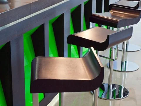 Bar chairs Stock Photos