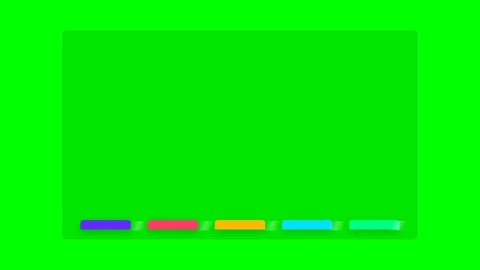 Bar chart analytics displaying colorful data metrics growth Stock-Footage 346422600