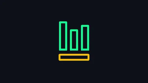 Bar Chart Analytics Icon Stock Footage 335592158