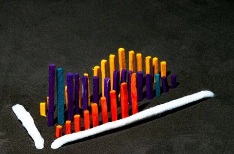 Bar chart and referee border Stock Photos