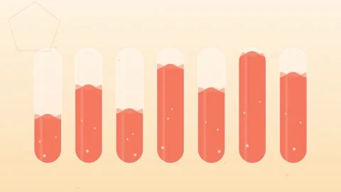 Bar Chart Animation: Progress Levels, Data Visualization, Growth, Success, .. Stock Footage 346661054